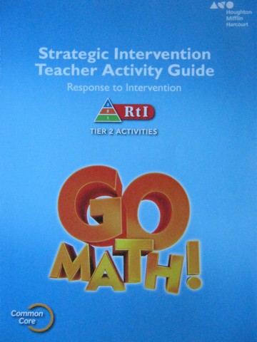 (image for) Go Math! 4 Common Core Tier 2 Activities TG (TE)(P)