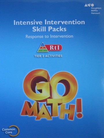 (image for) Go Math! K-1 Intensive Intervention Skills Pack Tier 3 (P)