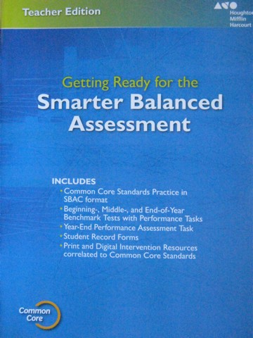 (image for) Getting Ready for the Smarter Balanced Assessment K TE (TE)(P)