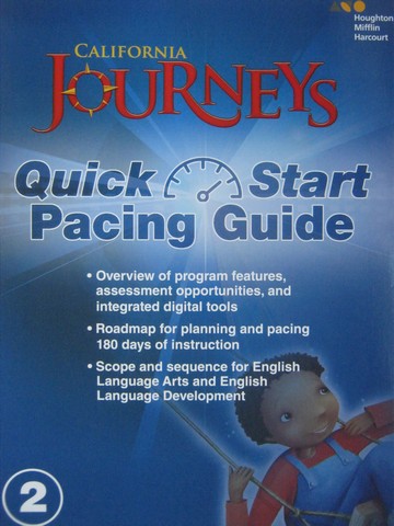 (image for) Journeys 2 Quick Start Pacing Guide (CA)(P) by Anderson, Hougen,