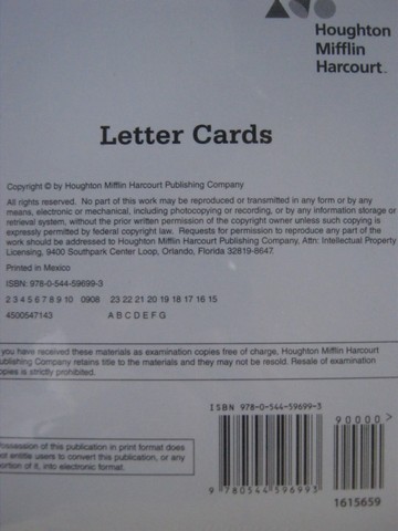 (image for) Journeys Letter Cards (Pk) by Anderson, Hougen, Jago, Palmer,