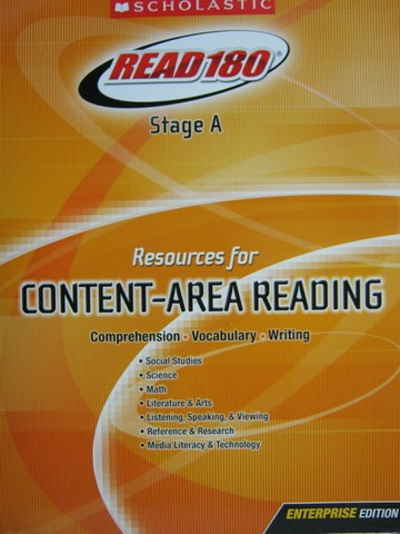 (image for) Read 180 Stage A Enterprise Edition Resources for Content (P)
