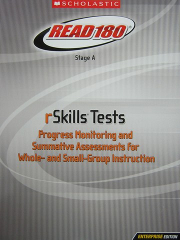 (image for) Read 180 Stage A Enterprise Edition rSkills Tests (P)