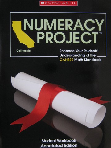 (image for) Numeracy Project Student Workbook AE (CA)(P)