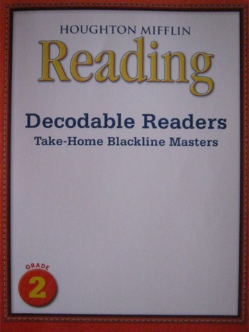 (image for) Reading 2 Decodable Readers Take-Home Blackline Masters (P)