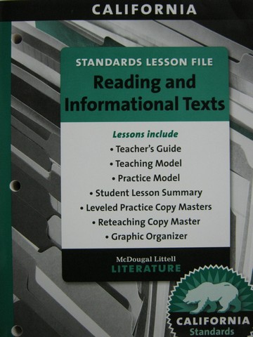 (image for) Literature 8 Reading & Informational Texts (CA)(P)