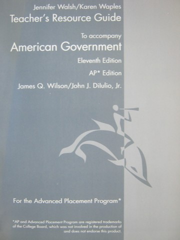 (image for) American Government 11th Edition AP Teacher's Resource (TE)(P)