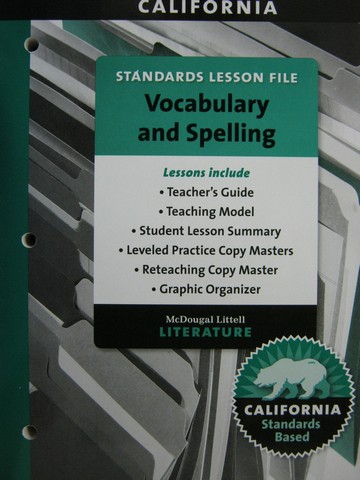 (image for) Literature 8 Vocabulary & Spelling (CA)(P)