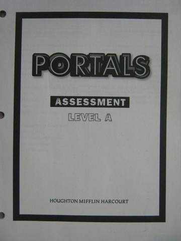 (image for) Portals to Reading A Assessment (P)