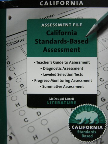 (image for) Literature 8 California Standards-Based Assessment (CA)(P)