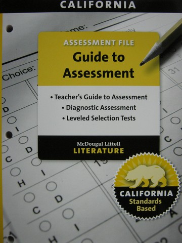 (image for) ML Literature 6 Assessment File Guide to Assessment (CA)(P)