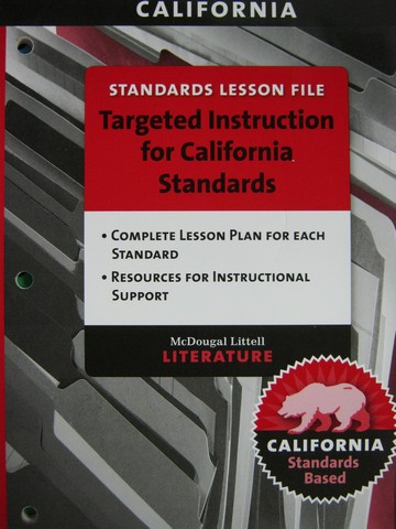 (image for) Literature 7 Targeted Instruction for California Standards (P)