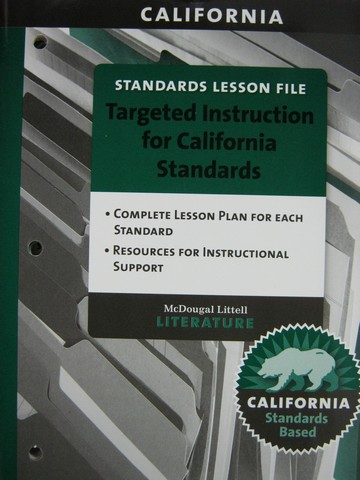 (image for) Literature 8 Targeted Instruction (CA)(P)