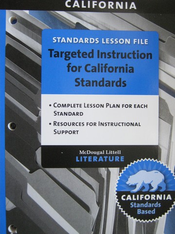 (image for) Literature 10 Targeted Instruction for California (CA)(P)