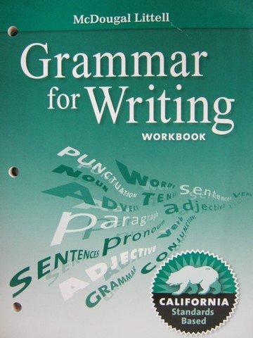 (image for) Grammar for Writing 8 Workbook (CA)(P)