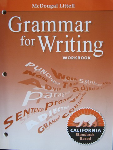 (image for) Grammar for Writing 9 Workbook (CA)(P)