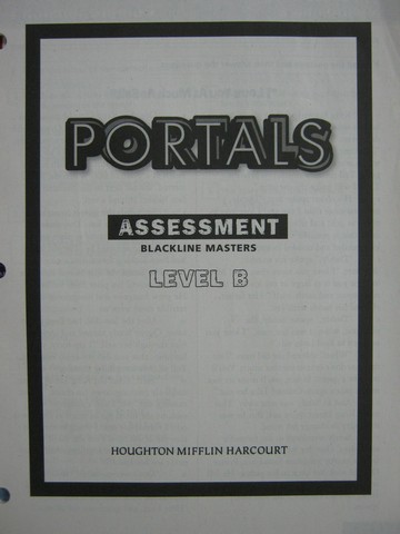 (image for) Portals to Reading B Assessment BLM (P)