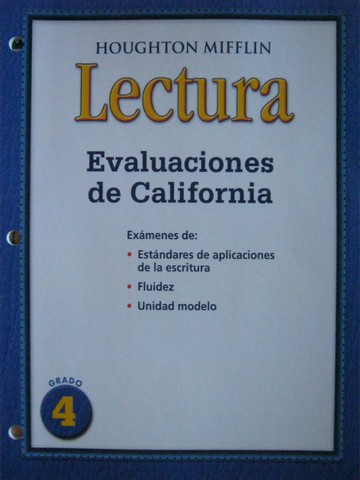 (image for) Lectura 4 Evaluaciones de California (CA)(P)