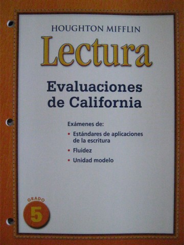 (image for) Lectura 5 Evaluaciones de California (CA)(P)