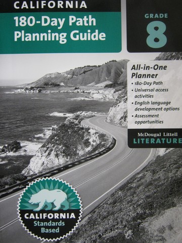 (image for) Literature 8 180-Day Path Planning Guide (CA)(P)