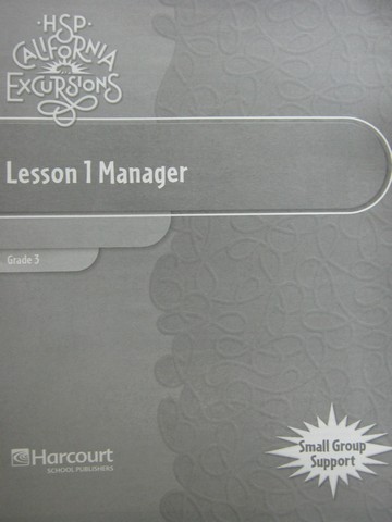 (image for) California Excursions 3 Lesson 1 Manager (CA)(P)