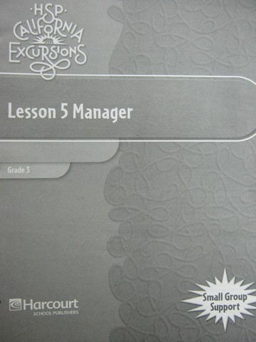 (image for) California Excursions 3 Lesson 5 Manager (CA)(P)