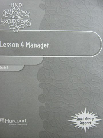 (image for) California Excursions 3 Lesson 4 Manager (CA)(P)