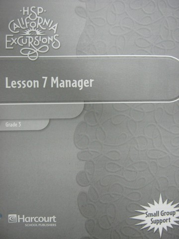 (image for) California Excursions 3 Lesson 7 Manager (CA)(P)