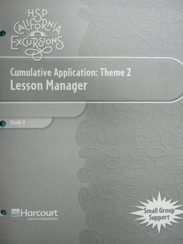(image for) California Excursions 3 Theme 2 Lesson Manager (CA)(P)