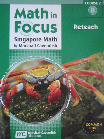 (image for) Math in Focus Course 2B Common Core Reteach (P) by Melvin Teo