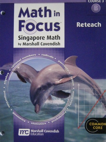 (image for) Math in Focus Course 3B Common Core Reteach (P) by Lois Chee