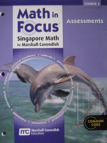 (image for) Math in Focus Course 3 Common Core Assessments (P) by Yap,