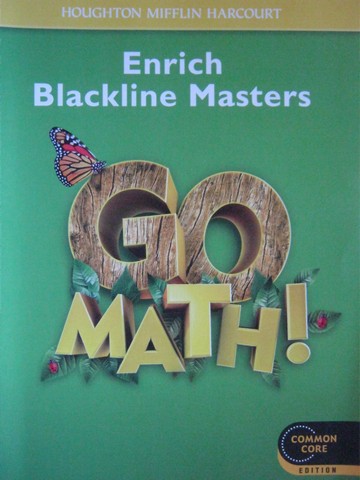 (image for) Go Math! 1 Common Core Enrich Blackline Masters (P)