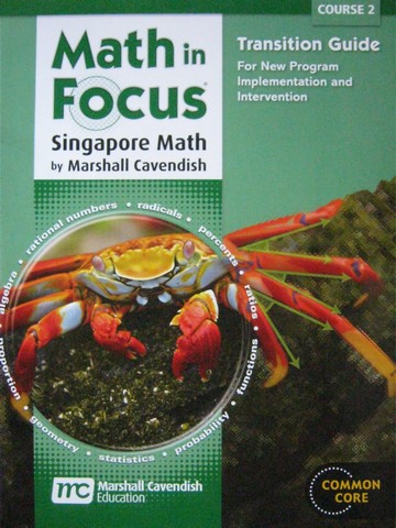 (image for) Math in Focus Course 2 Common Core Transition Guide (P)