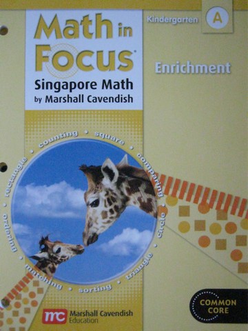 (image for) Math in Focus KA Common Core Enrichment (P) by Pamela Sharpe