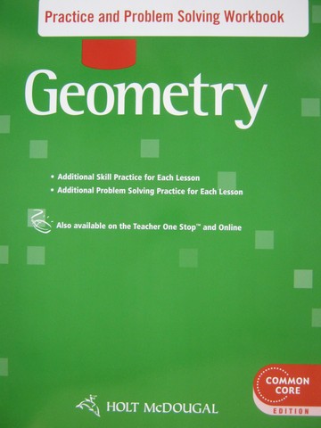(image for) Geometry Common Core Practice & Problem Solving Workbook (P)
