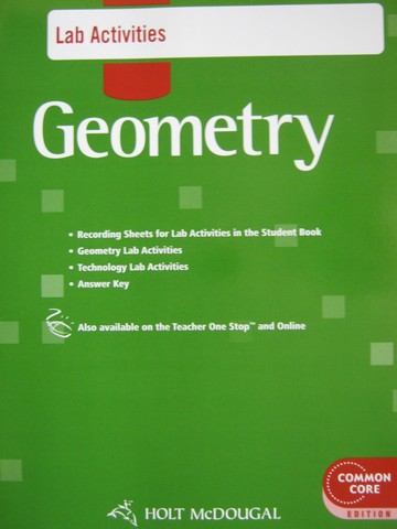 (image for) Geometry Common Core Lab Activities (P)