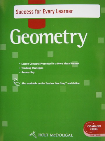 (image for) Geometry Common Core Success for Every Learner (P)