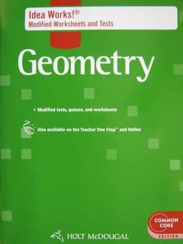 (image for) Geometry Common Core Idea Works! (P)