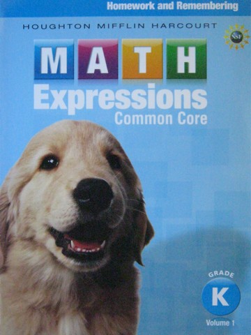 (image for) Math Expressions Common Core K Volume 1 Homework & (P)