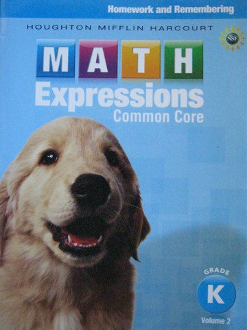 (image for) Math Expressions Common Core K Volume 2 Homework (P)