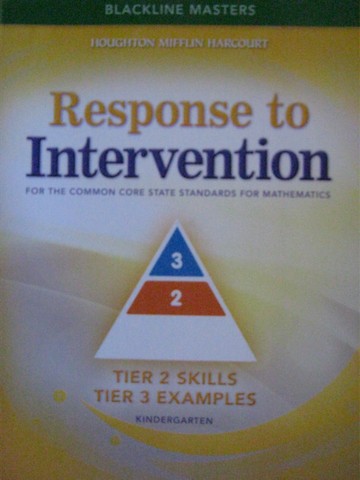 (image for) Response to Intervention K Tier 2 Skills Tier 3 Examples BLM (P)