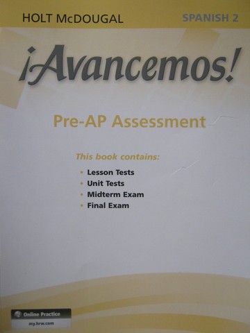 (image for) Avancemos! 2dos Pre-AP Assessment (P)