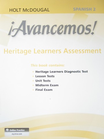 (image for) Avancemos! 2dos Heritage Learners Assessment (P)