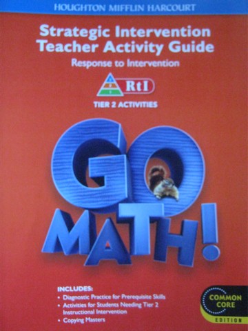 (image for) Go Math! 2 Common Core Tier 2 Activities TG (TE)(P)