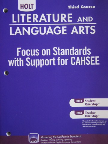 (image for) Focus on Standards with Support for CAHSEE 3rd Course (CA)(P)