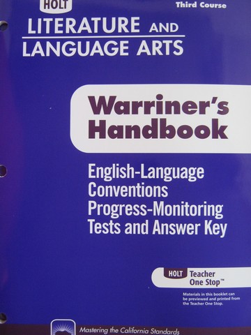 (image for) English-Language Progress Monitoring Tests 3rd Course (CA)(P)