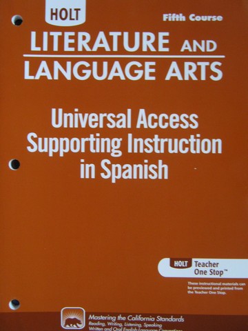 (image for) Supporting Instruction in Spanish 5th Course (CA)(P)