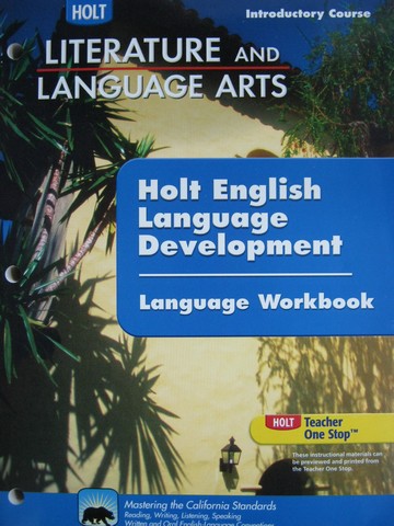 (image for) ELD Language Workbook Introductory Course (CA)(P)