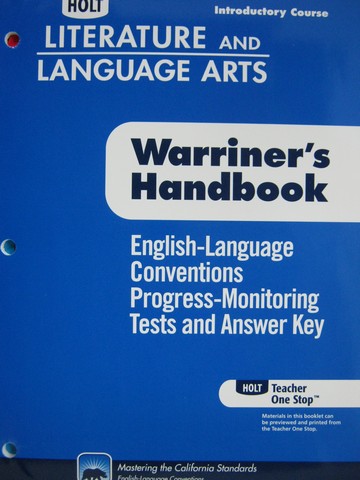 (image for) EL Conventions Progress Monitoring Tests Introductory (CA)(P)
